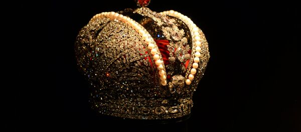 Экспонат алмазного фонда России Экспонат алмазного фонда России - Sputnik Латвия