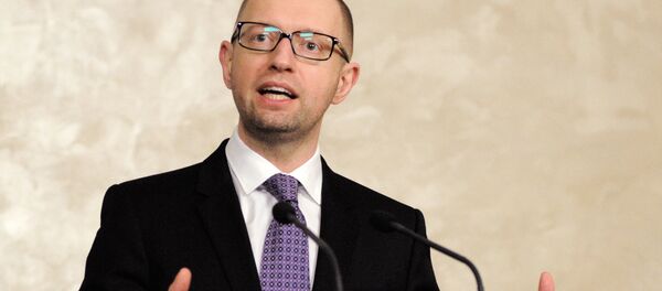 Ukrainas ekspremjers Jaceņuks Ukrainas ekspremjers Jaceņuks - Sputnik Latvija