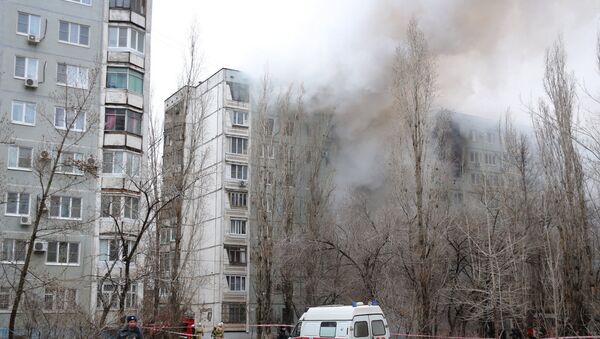 Взрыв бытового газа в многоэтажном доме в Волгограде - Sputnik Латвия