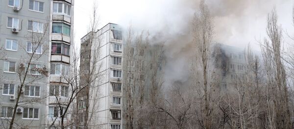 Взрыв бытового газа в многоэтажном доме в Волгограде Взрыв бытового газа в многоэтажном доме в Волгограде - Sputnik Латвия