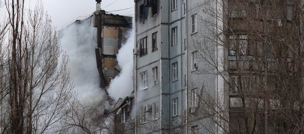 Взрыв бытового газа в многоэтажном доме в Волгограде Взрыв бытового газа в многоэтажном доме в Волгограде - Sputnik Латвия