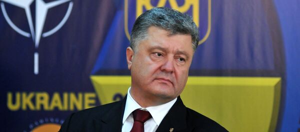 Президент Украины Петр Порошенк Президент Украины Петр Порошенк - Sputnik Latvija