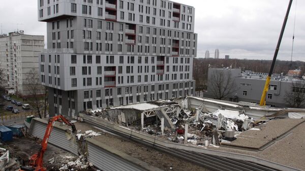 Обрушение крыши торгового центра в Риге - Sputnik Латвия