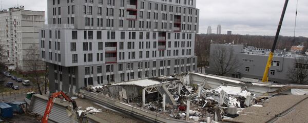 Tirdzniecības centra jumta sabrukšana Rīgā. Foto no arhīva Tirdzniecības centra jumta sabrukšana Rīgā. Foto no arhīva - Sputnik Latvija
