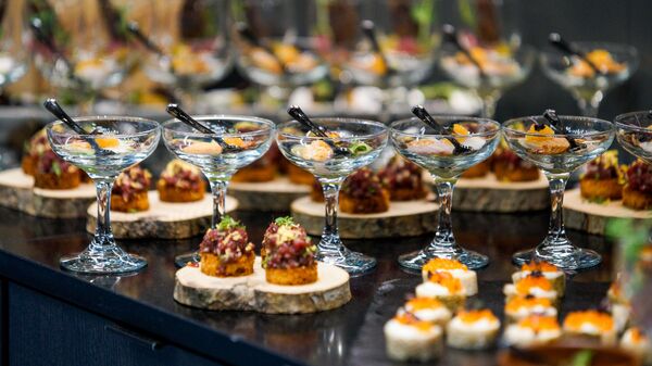 Во время пресс-конференции в преддверии выставки Riga Food 2016 - Sputnik Латвия