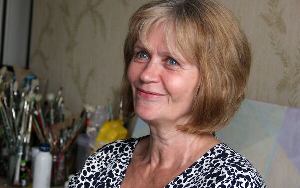 Анна Пейпиня, белорусская художница, живущая в Риге - Sputnik Латвия