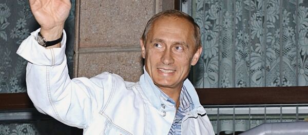 Владимир Путин в горнолыжном комплексе в Белокурихе на Алтае - Sputnik Латвия