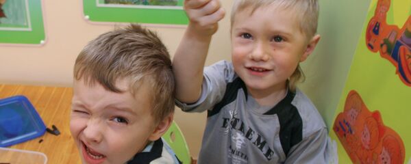 Воспитанники детского сада Солнышко Воспитанники детского сада Солнышко - Sputnik Latvija