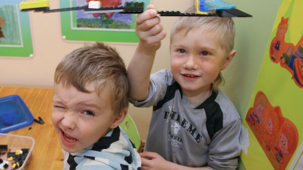 Воспитанники детского сада - Sputnik Латвия