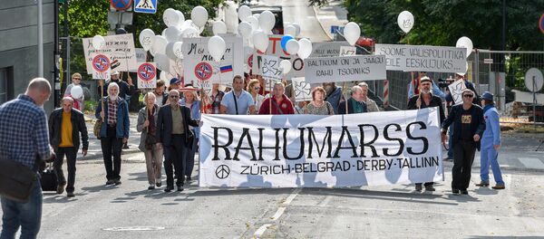 Марш мира в Таллинне. - Sputnik Латвия