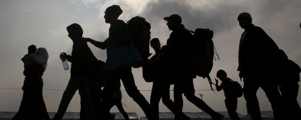 Беженцы в Европе, архивное фото Беженцы в Европе, архивное фото - Sputnik Latvija