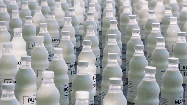 Акция протеста  Союза фермеров Эстонии. - Sputnik Латвия