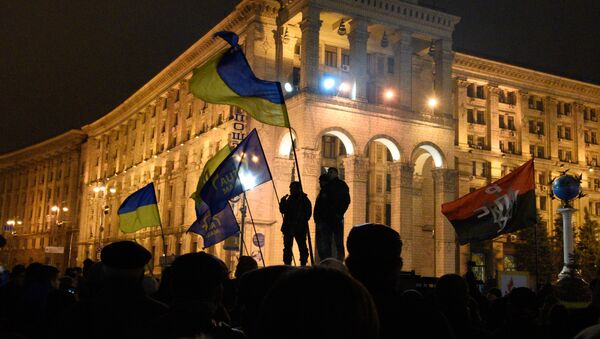 Годовщина событий на Майдане в Киеве - Sputnik Латвия