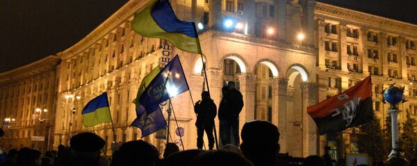 Годовщина событий на Майдане в Киеве - Sputnik Латвия