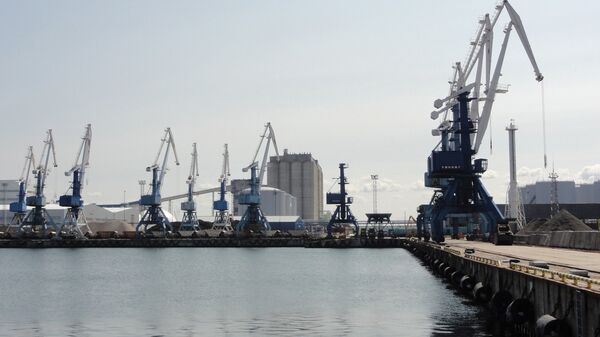 Морской порт в Мууга. - Sputnik Латвия