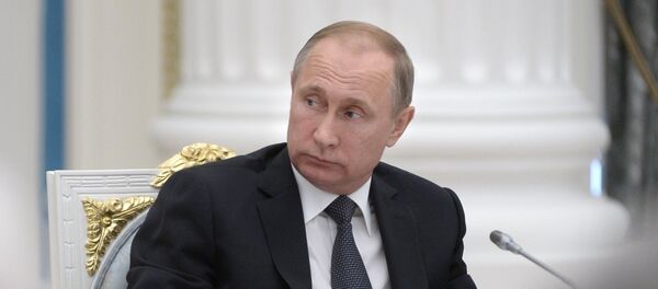 Президент России Владимир Путин Президент России Владимир Путин - Sputnik Latvija