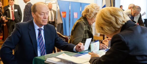 Выборы в Госдуму России в Риге - Sputnik Латвия