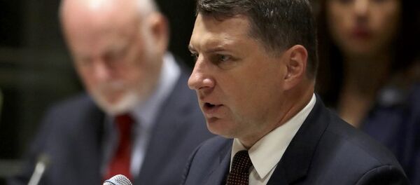 Президент Латвии Раймондс Вейонис выступил на встрече по решению беженцев и мигрантов на Генеральной Ассамблее ООН в Нью-Йорке - Sputnik Латвия