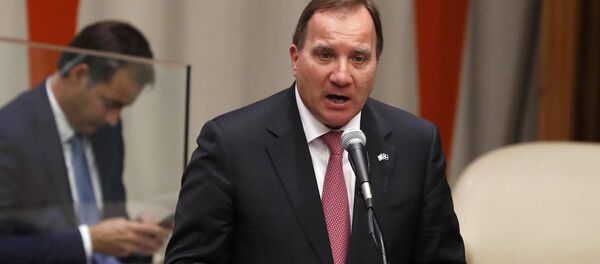 Премьер-министр Швеции Стефан Левен выступил на Генеральной Ассамблее ООН в Нью-Йорке Премьер-министр Швеции Стефан Левен выступил на Генеральной Ассамблее ООН в Нью-Йорке - Sputnik Latvija