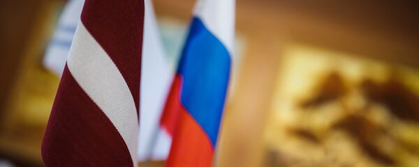 Флаги Латвии и России - Sputnik Latvija