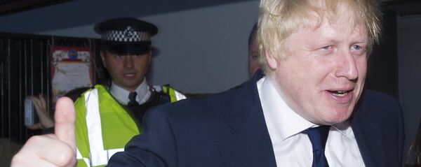 Борис Джонсон с супругой Мариной Уилер - Sputnik Латвия