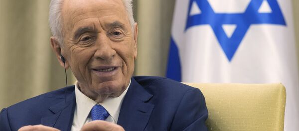 Экс-президент Израиля Шимон Перес - Sputnik Латвия