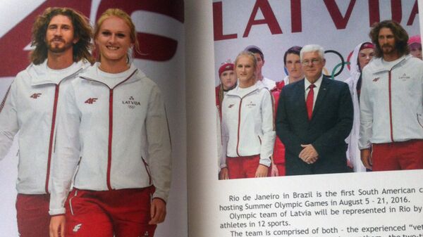Буклет сборной Латвии на Олимпиаде Рио Буклет сборной Латвии на Олимпиаде Рио - Sputnik Латвия