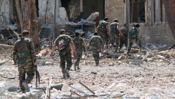 Сирийская армия освободила от боевиков территорию военных училищ в Алеппо - Sputnik Латвия