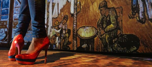 Van Goga izstādē Maskavā. Foto no arhīva Van Goga izstādē Maskavā. Foto no arhīva - Sputnik Latvija