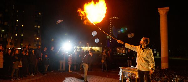 Ночь учёных на Факультете материаловедения и прикладной химии РТУ - Sputnik Латвия