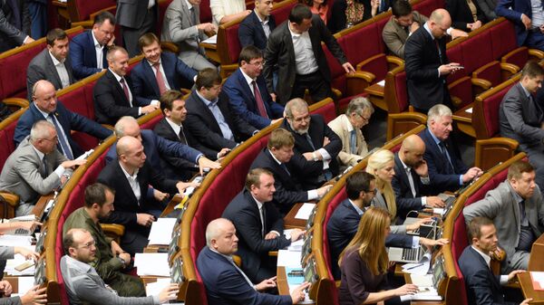 Заседание Верховной Рады Украины - Sputnik Латвия