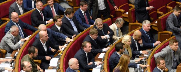 Ukrainas Augstākajā rada. Foto no arhīva Ukrainas Augstākajā rada. Foto no arhīva - Sputnik Latvija
