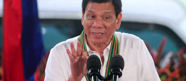 Filipīnu prezidents Rodrigo Duterte. Foto no arhīva Filipīnu prezidents Rodrigo Duterte. Foto no arhīva - Sputnik Latvija