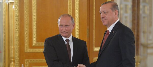 Визит президента РФ В. Путина в Турцию - Sputnik Латвия