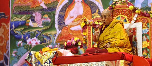 Учения Далай-ламы в Риге - Sputnik Латвия