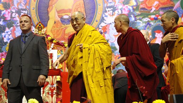 Учения Далай-ламы в Риге - Sputnik Латвия