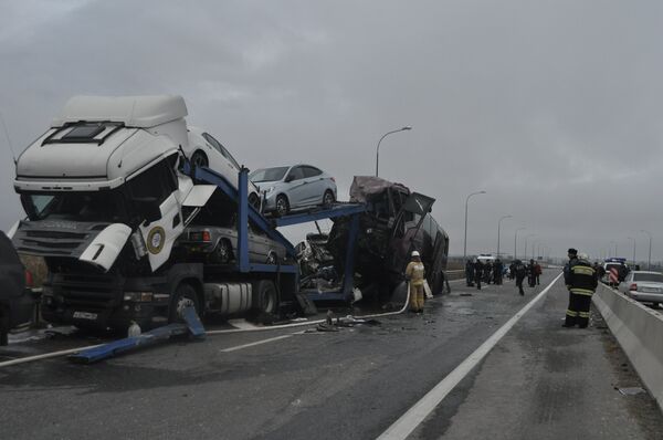 На месте ДТП в Северной Осетии На месте ДТП в Северной Осетии - Sputnik Латвия