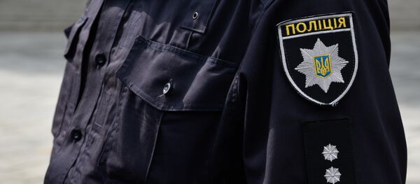 Ukrainas policijas darbinieki Kijevā Ukrainas policijas darbinieki Kijevā - Sputnik Latvija