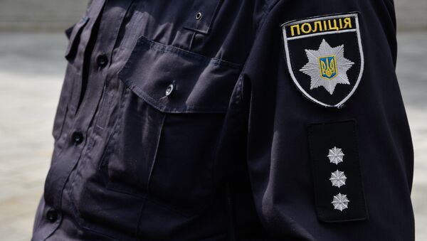 Ukrainas policijas darbinieki Kijevā - Sputnik Latvija