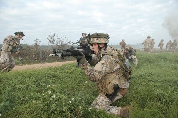 Учения Серебряная стрела в Латвии. Архивное фото - Sputnik Латвия