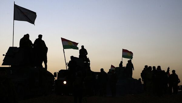 Иракские военные и Курдские силы начинают операцию на юге и востоке Мосула - Sputnik Latvija