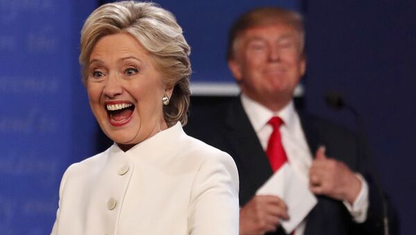 Финальные дебаты между кандидатами в президенты США Дональдом Трампом и Хилари Клинтон - Sputnik Latvija