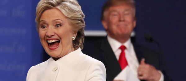 Финальные дебаты между кандидатами в президенты США Дональдом Трампом и Хилари Клинтон - Sputnik Latvija