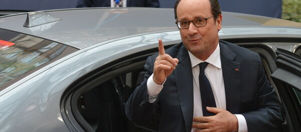 Президент Франции Франсуа Олланд - Sputnik Latvija