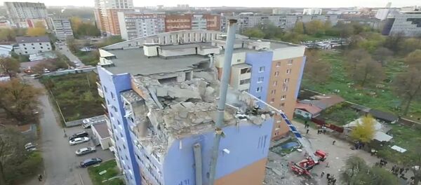 Взрыв газа произошел в жилом доме в Рязани. Кадры с места ЧП - Sputnik Латвия