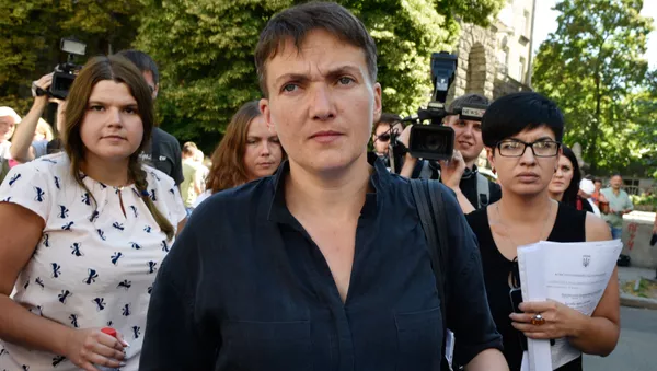 Ukrainas Augstākās radas deputāte Nadežda Savčenko. Foto no arhīva - Sputnik Latvija
