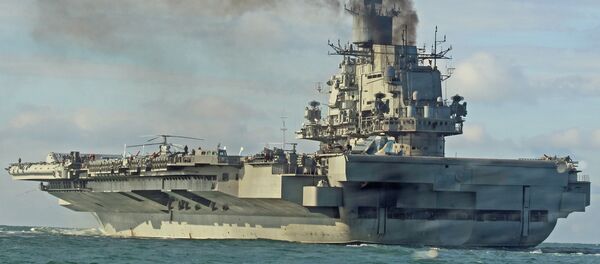 Проход авианосной группы Северного флота России через пролив Ла-Манш - Sputnik Латвия
