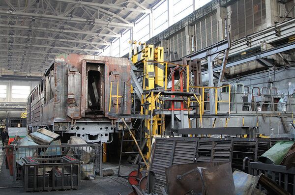 Тепловозный Цех Даугавпилсского ЛРЗ - Sputnik Латвия