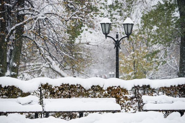 Снег в Риге Снег в Риге - Sputnik Латвия