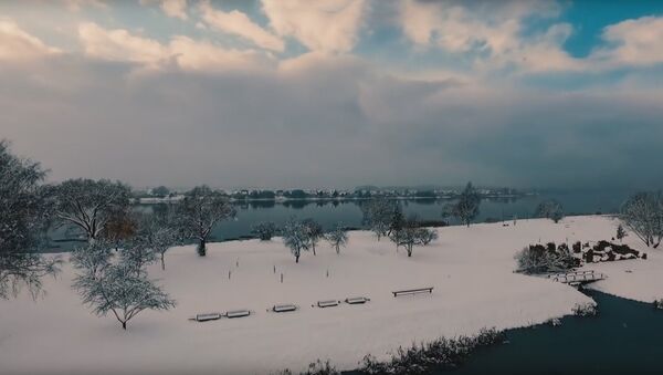 Рига снег в ноябре - Sputnik Латвия